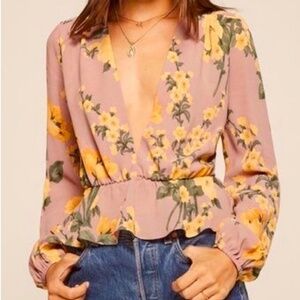 Reformation Camila Top Size Small